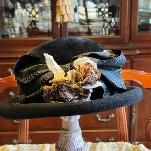 Black Velvet Hat